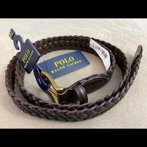 Men’s Polo Ralph Lauren Leather belt size 40brown.